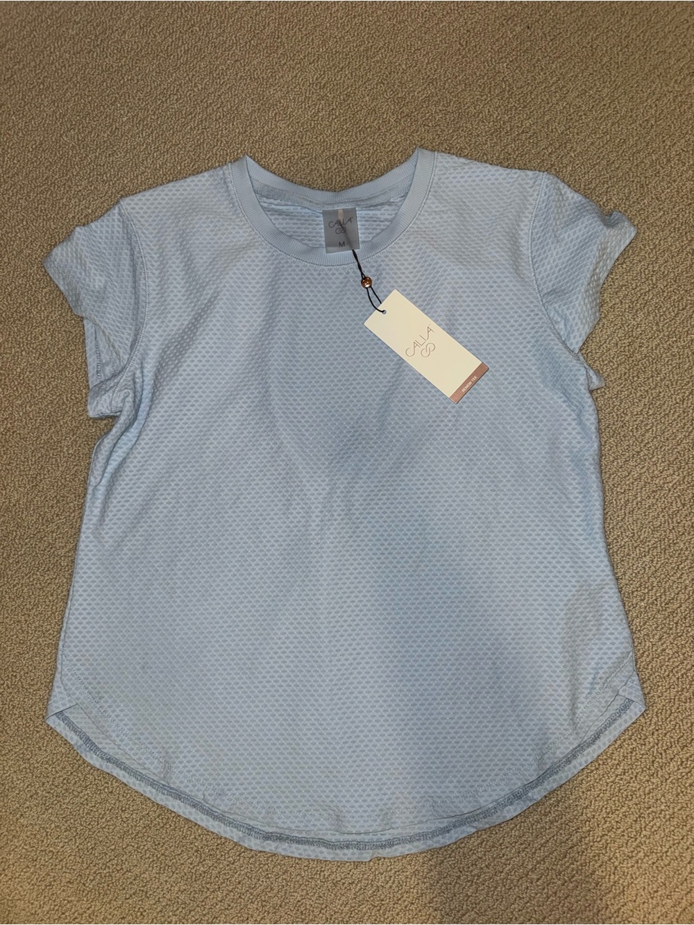 NEW CALIA Renew Tee - PALE BLUE - Women's Medium